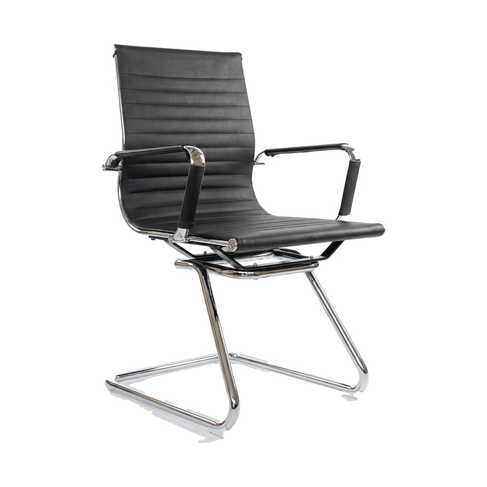 Visitor Cantilever Chair – Black – SUNNY VL