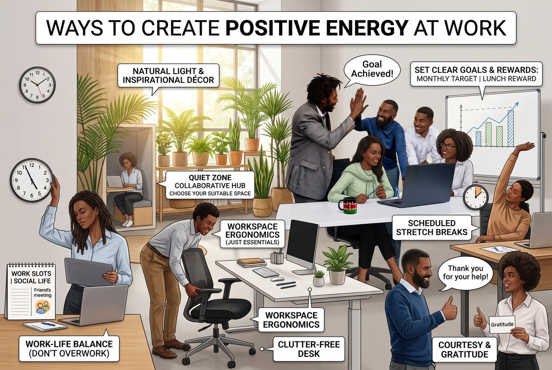 Ways to Creat Positive Energy at Work