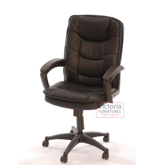 HF 328-1 - MEDIUM BACK LEATHERETTE CHAIR image 0