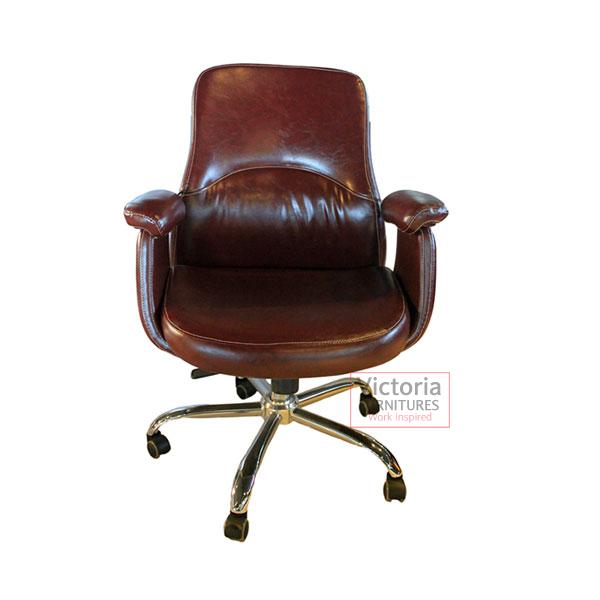 Medium back Leatherette chair, DH 021-1 image 1