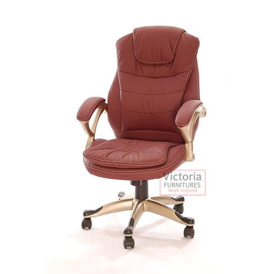6014 MB - MEDIUM BACK LEATHERETTE CHAIR image 0
