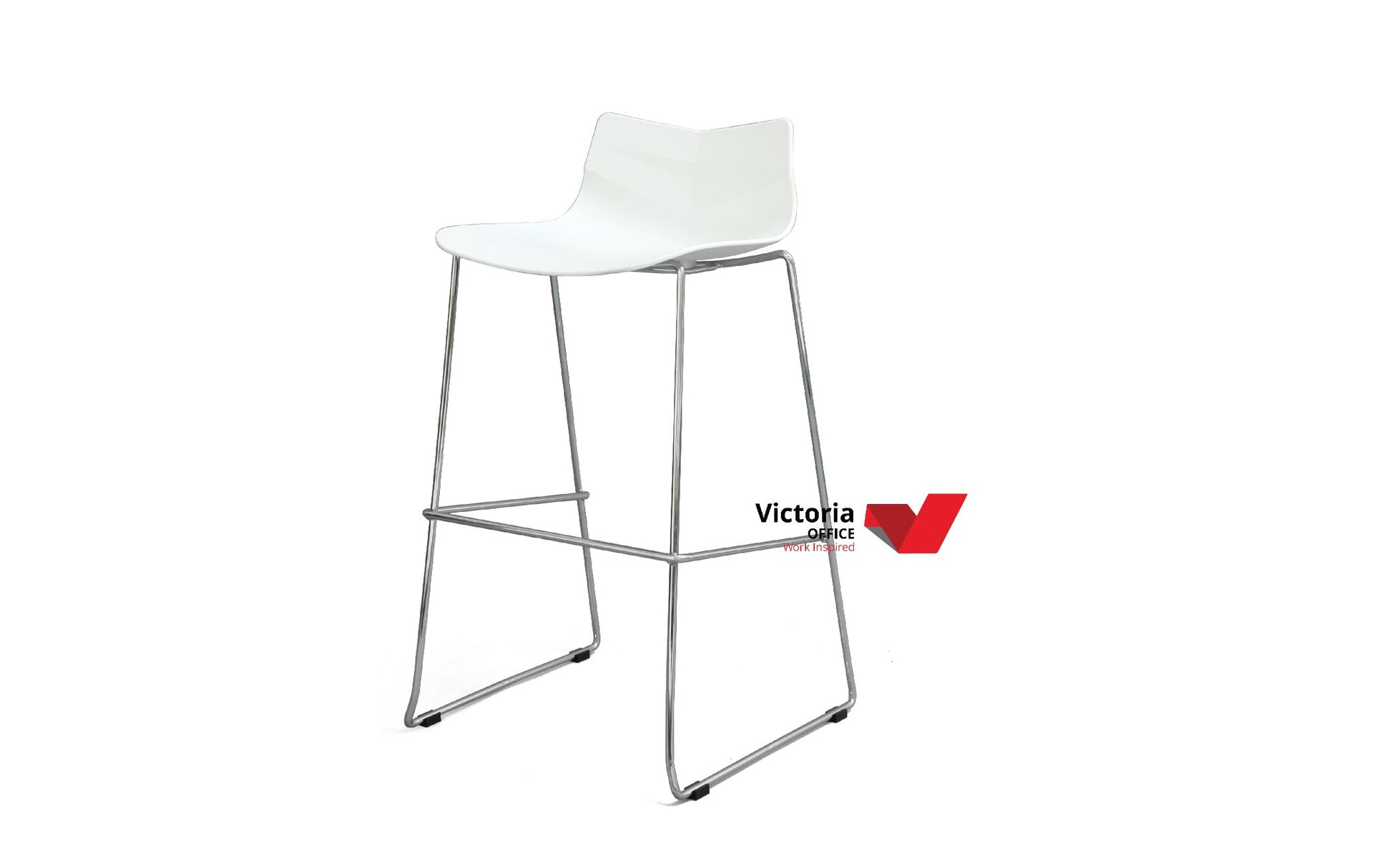 LEAF - BAR STOOL - White image