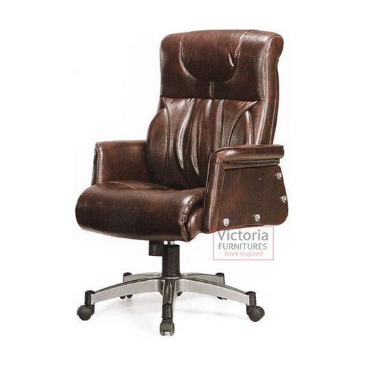 HF 549-1 - MEDIUM BACK LEATHERETTE CHAIR image 0