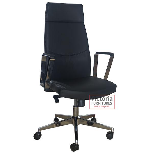 LS-1655A - HIGH BACK LEATHERETTE CHAIR image 0
