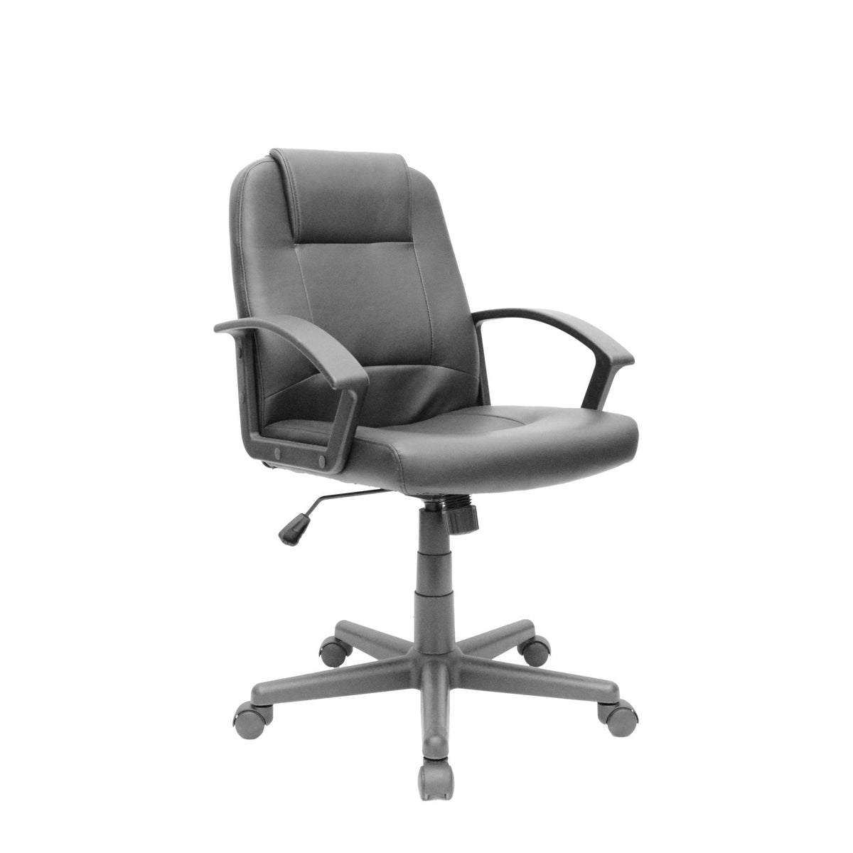 PU Leather Medium-Back Swivel Office Chair 5021