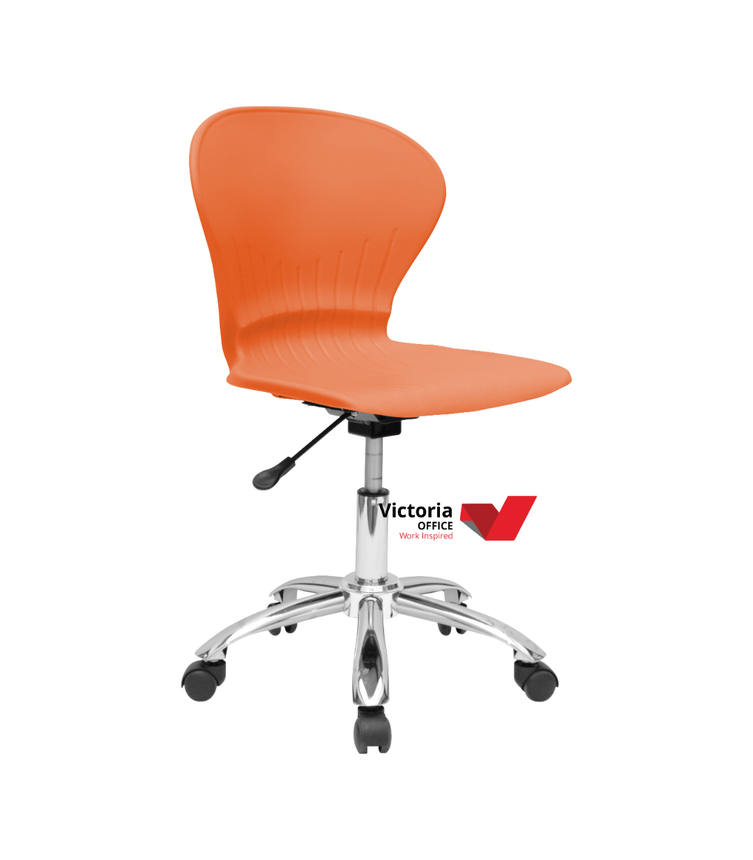 PLASTIC CHAIR SWIVEL	MODEL:5D001B3 - Orange image