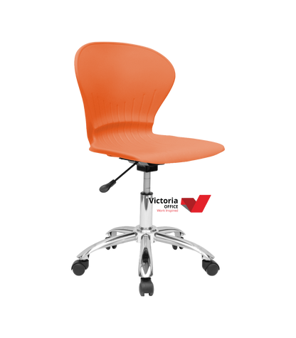 PLASTIC CHAIR SWIVEL	MODEL:5D001B3 - Orange image
