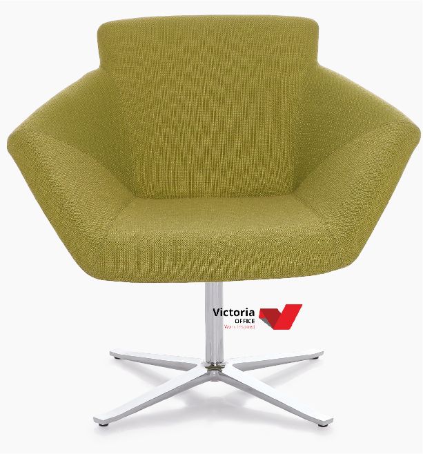 Fabric Breakout Swivel Chair B353 in Green