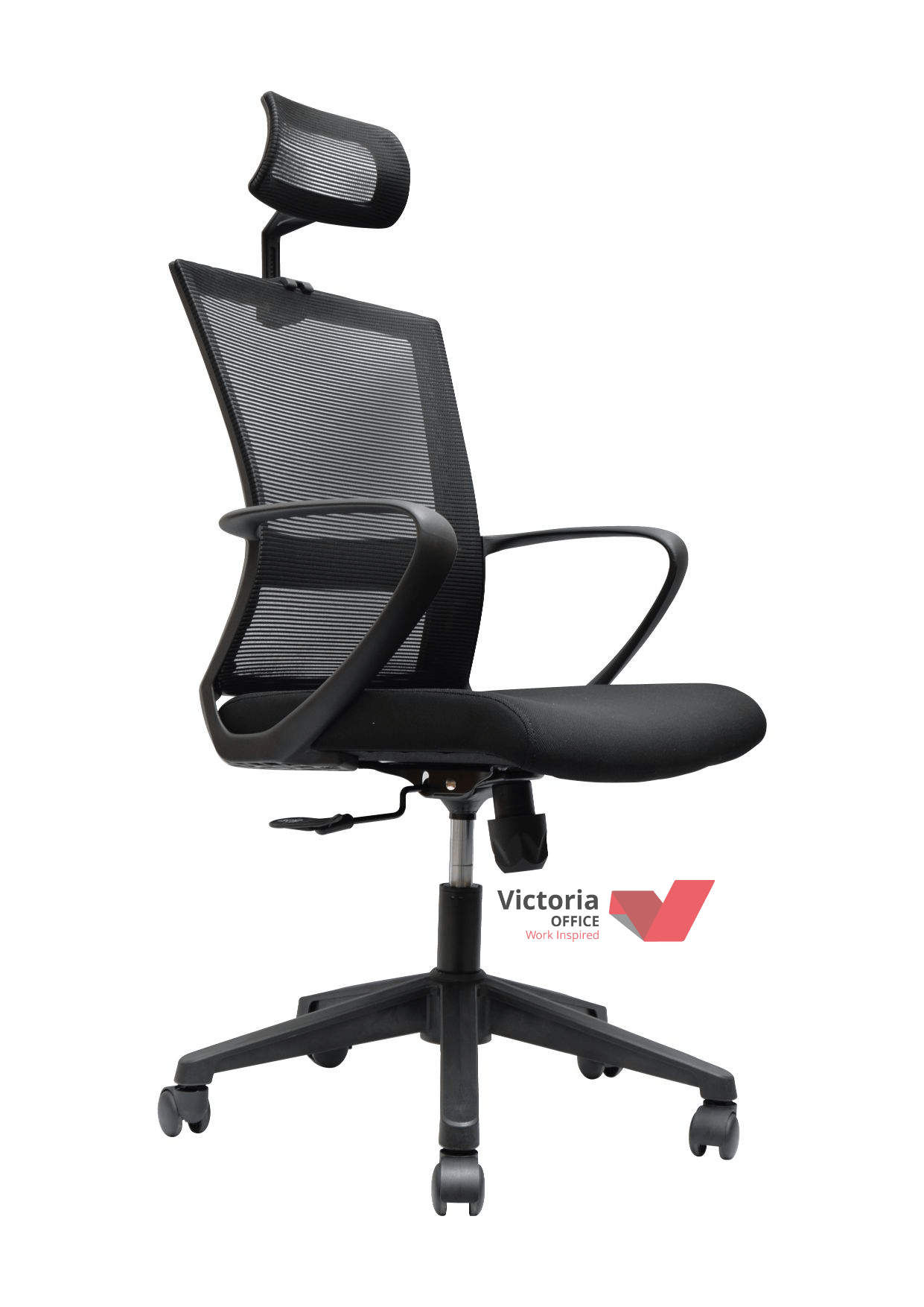 DX6229A - HIGH BACK MESH CHAIR - Black image