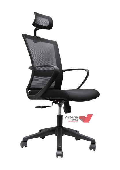 DX6229A - HIGH BACK MESH CHAIR - Black image
