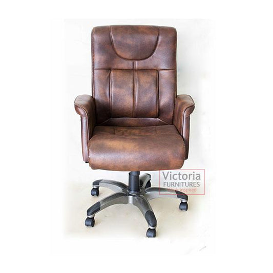 HF 554-1 - MEDIUM BACK LEATHERETTE CHAIR image 0