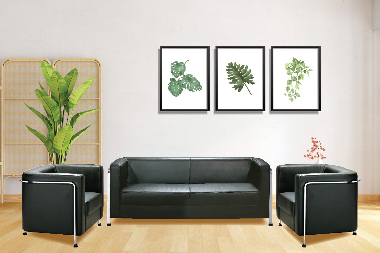 238 - SINGLE SEATER OFFICE SOFA image 0