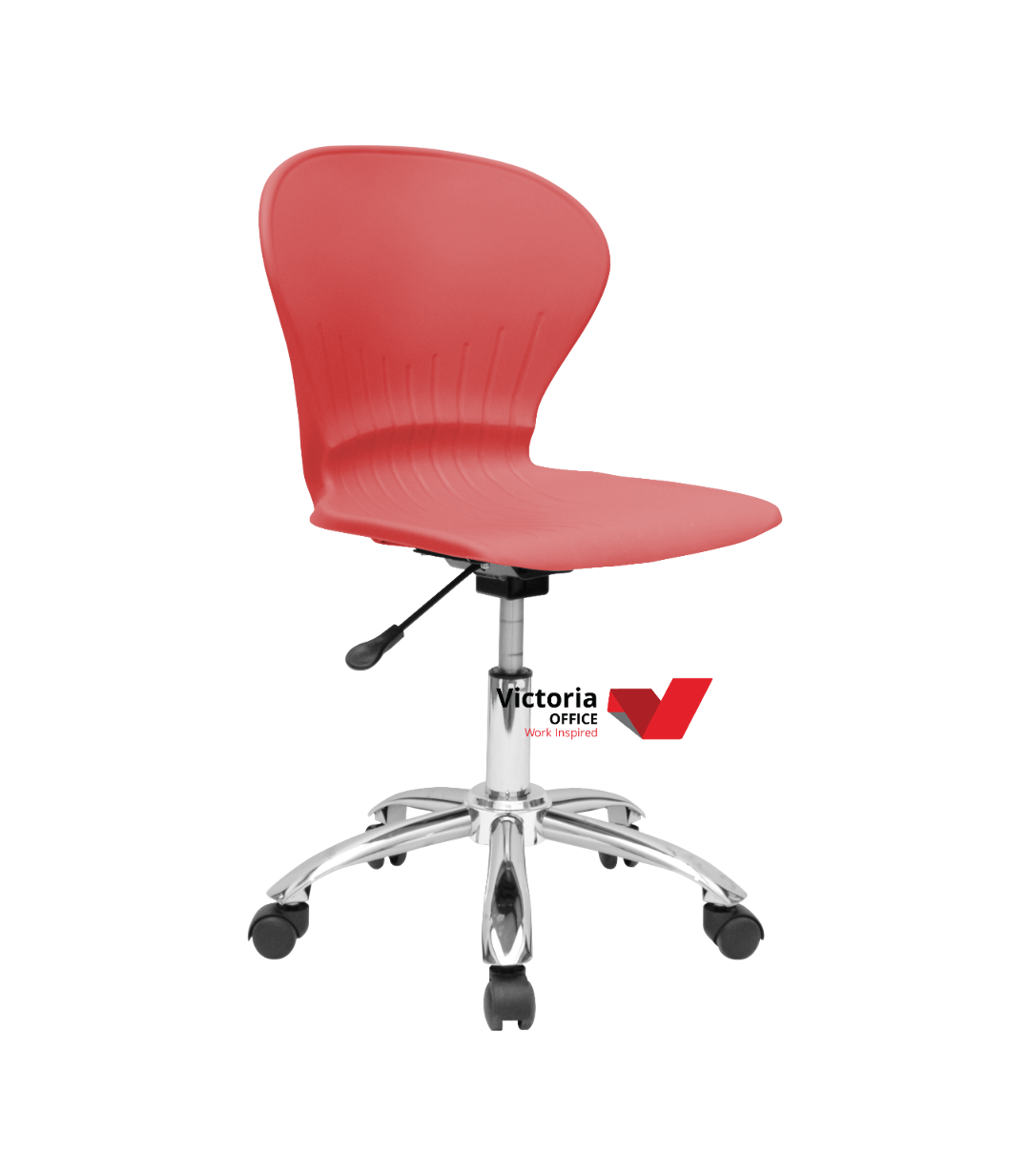PLASTIC CHAIR SWIVEL	MODEL:5D001B3 - Red image