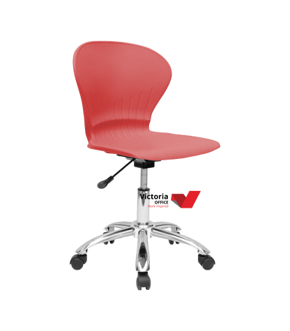 PLASTIC CHAIR SWIVEL	MODEL:5D001B3 - Red image