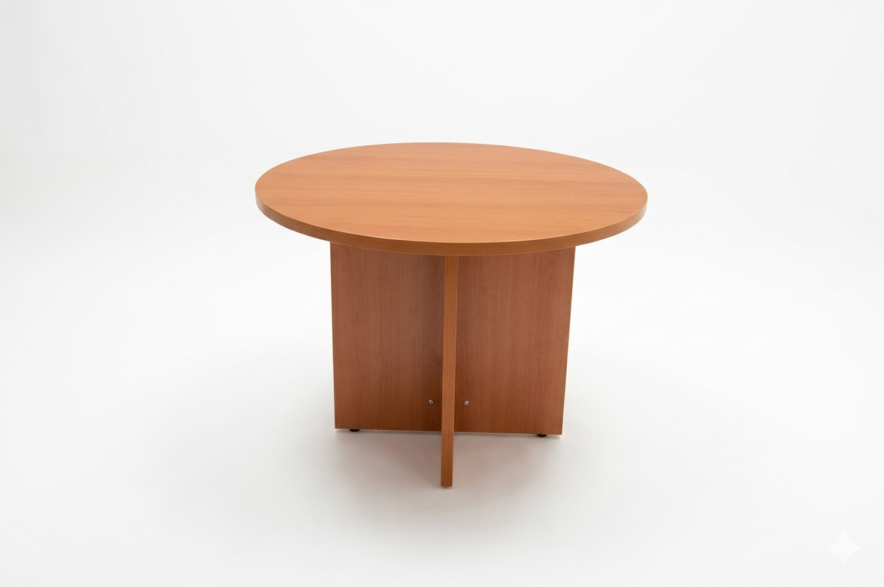 Round Meeting Table - Cherry - 9115