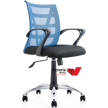 M3141 - MEDIUM BACK CHAIR - Blue image