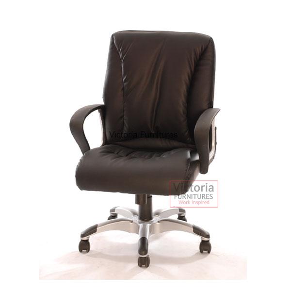 HF 472-1 - MEDIUM BACK LEATHERETTE CHAIR image 0