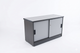 Side Cabinet / Credenza - Sliding Doors - Grey