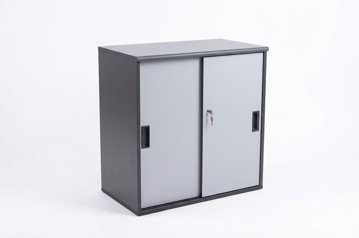 Cabinet - Sliding Doors - Grey