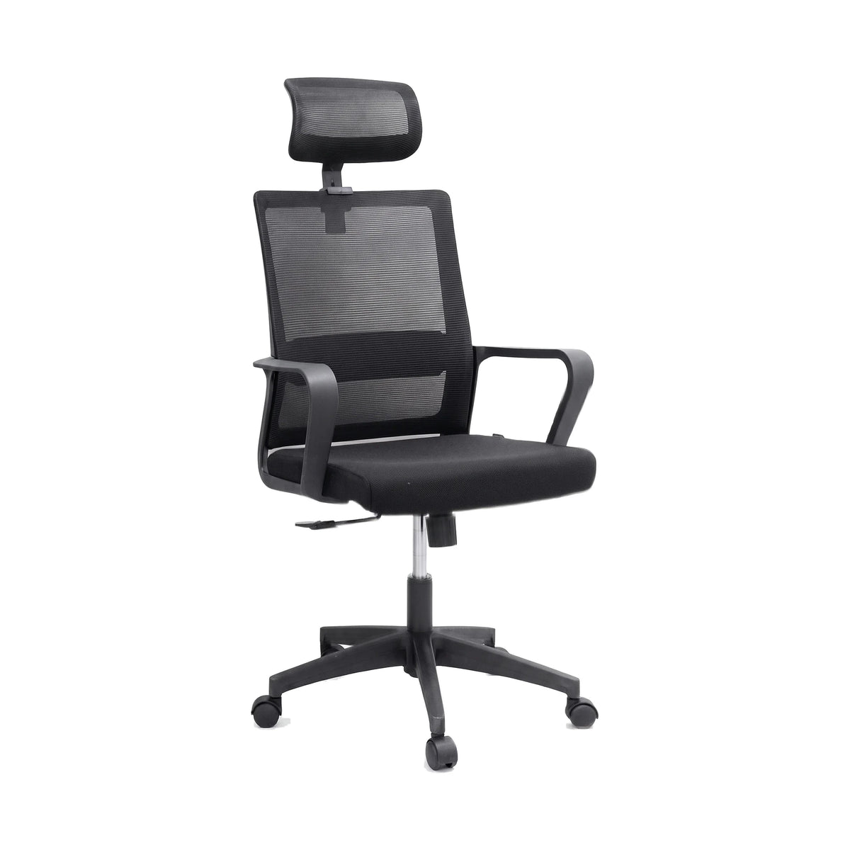 High-Back Office Chair – Mesh, Black – A729