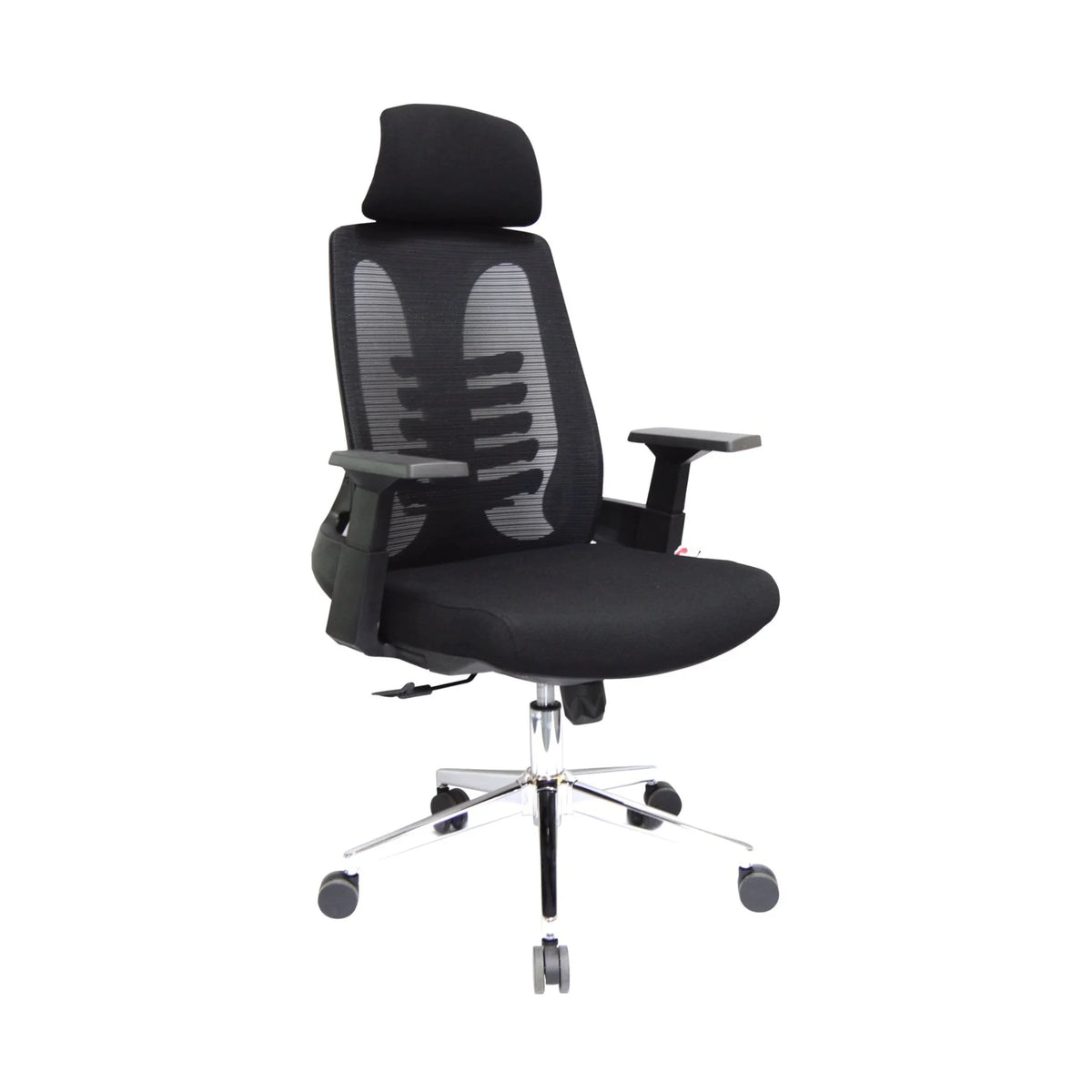 High-Back Swivel Office Chair – Mesh, Black – FALIT-H1
