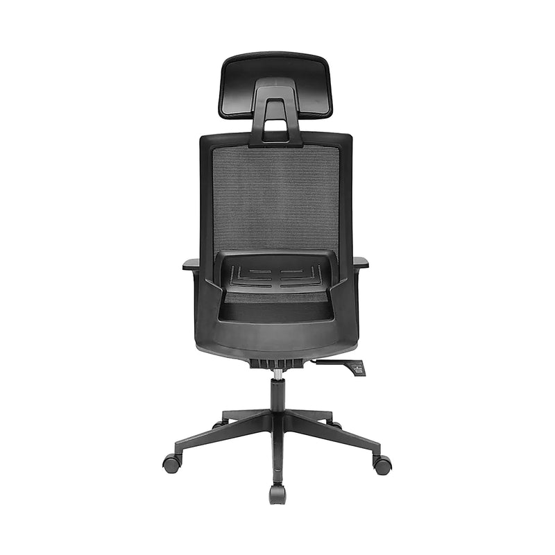 High-Back Swivel Office Chair – Mesh, Black – LIN905A