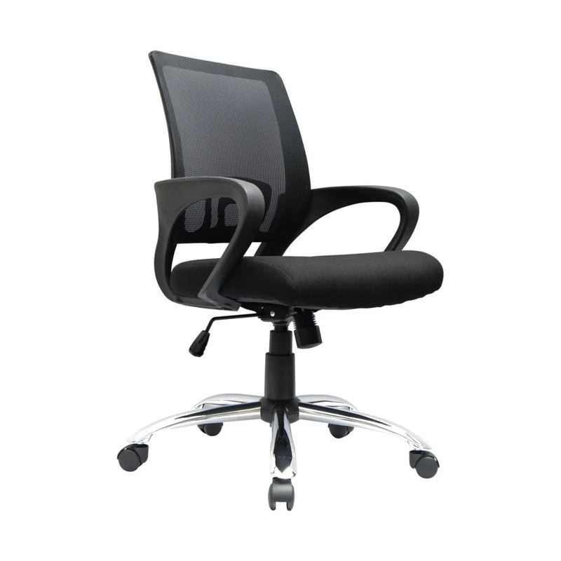 Swivel Office Chair – Mesh, Black – 6349M