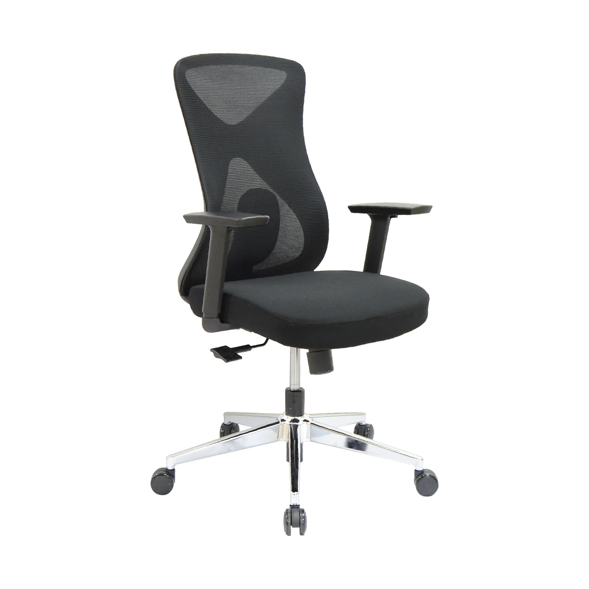 Medium-Back Office Chair – Mesh, Black – DQ-1913BDC
