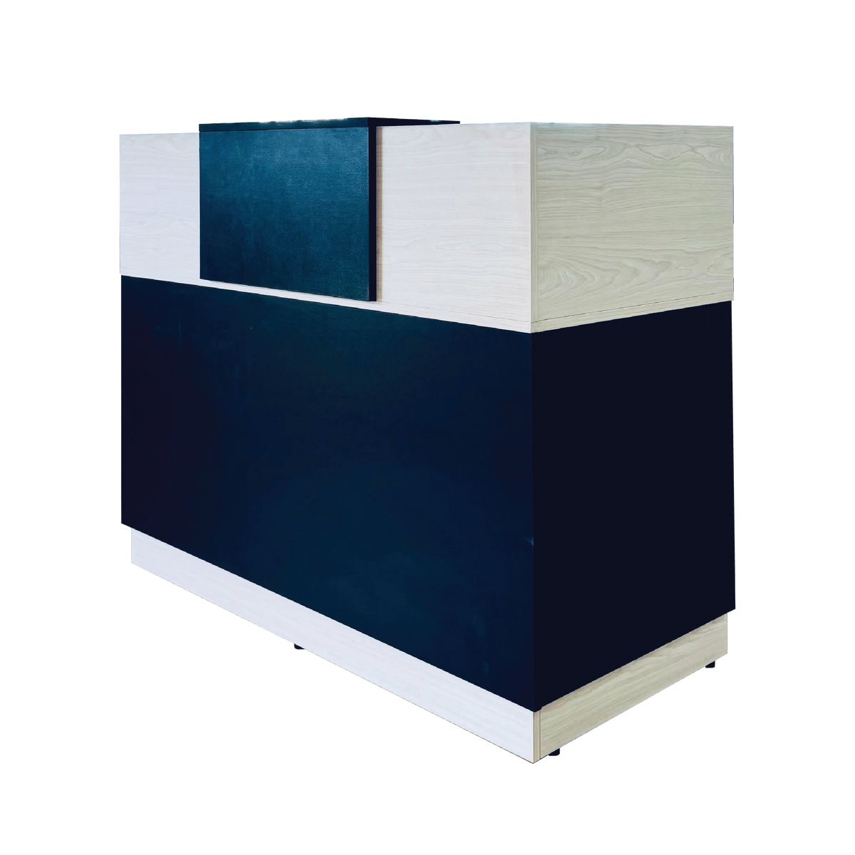 Wooden Reception Desk with Mobile Pedestal OZ-RE3A – view 2