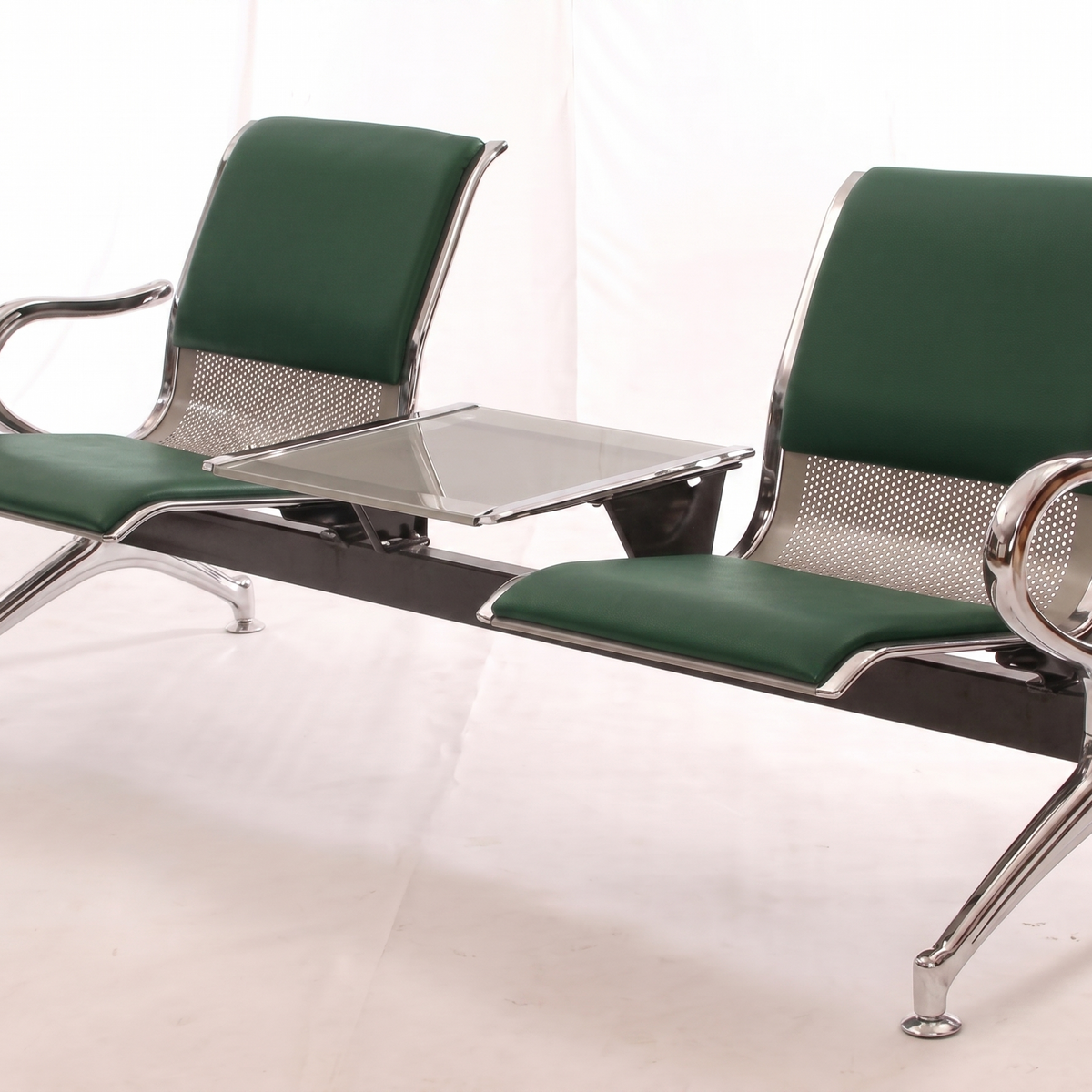 PU Leather 2-Seater Bench with Table SJ-820B