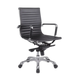 Medium-Back Swivel Office Chair – PU Leather – SUNNY ML