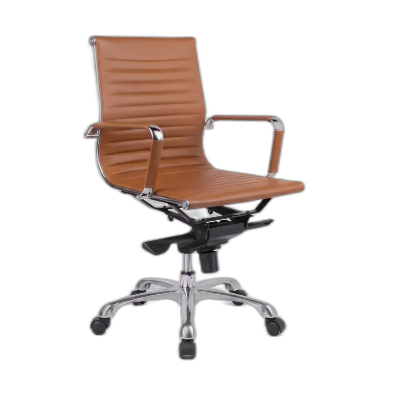 Medium-Back Swivel Office Chair – PU Leather – SUNNY ML