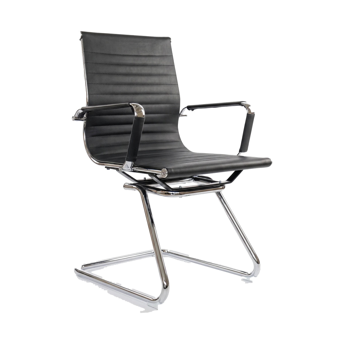 Visitor Cantilever Chair – Black – SUNNY VL