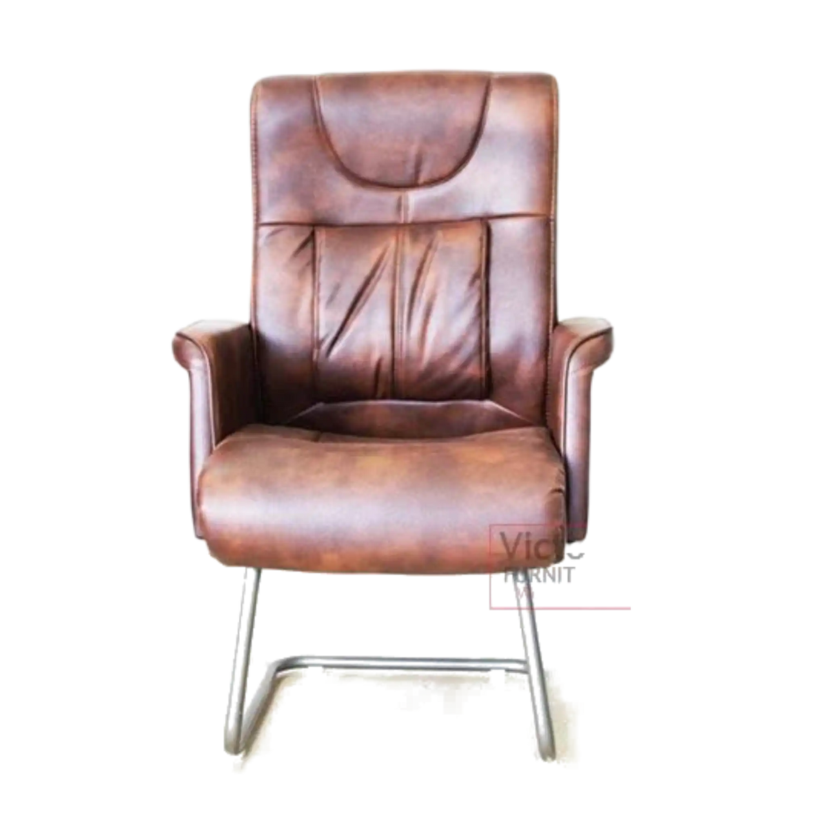 Visitor Chair – PU Leather, Black – HF-554-2