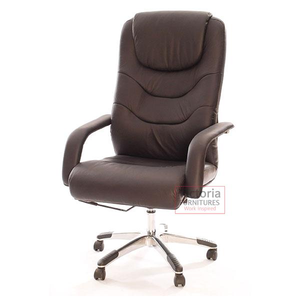 Leather High-Back Swivel Office Chair HF-436