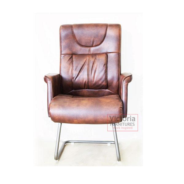 HF 554-2 - VISITORS LEATHERETTE CHAIR image 0
