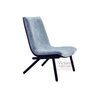 B336 - LOUNGE CHAIR - Light Grey Fabric image