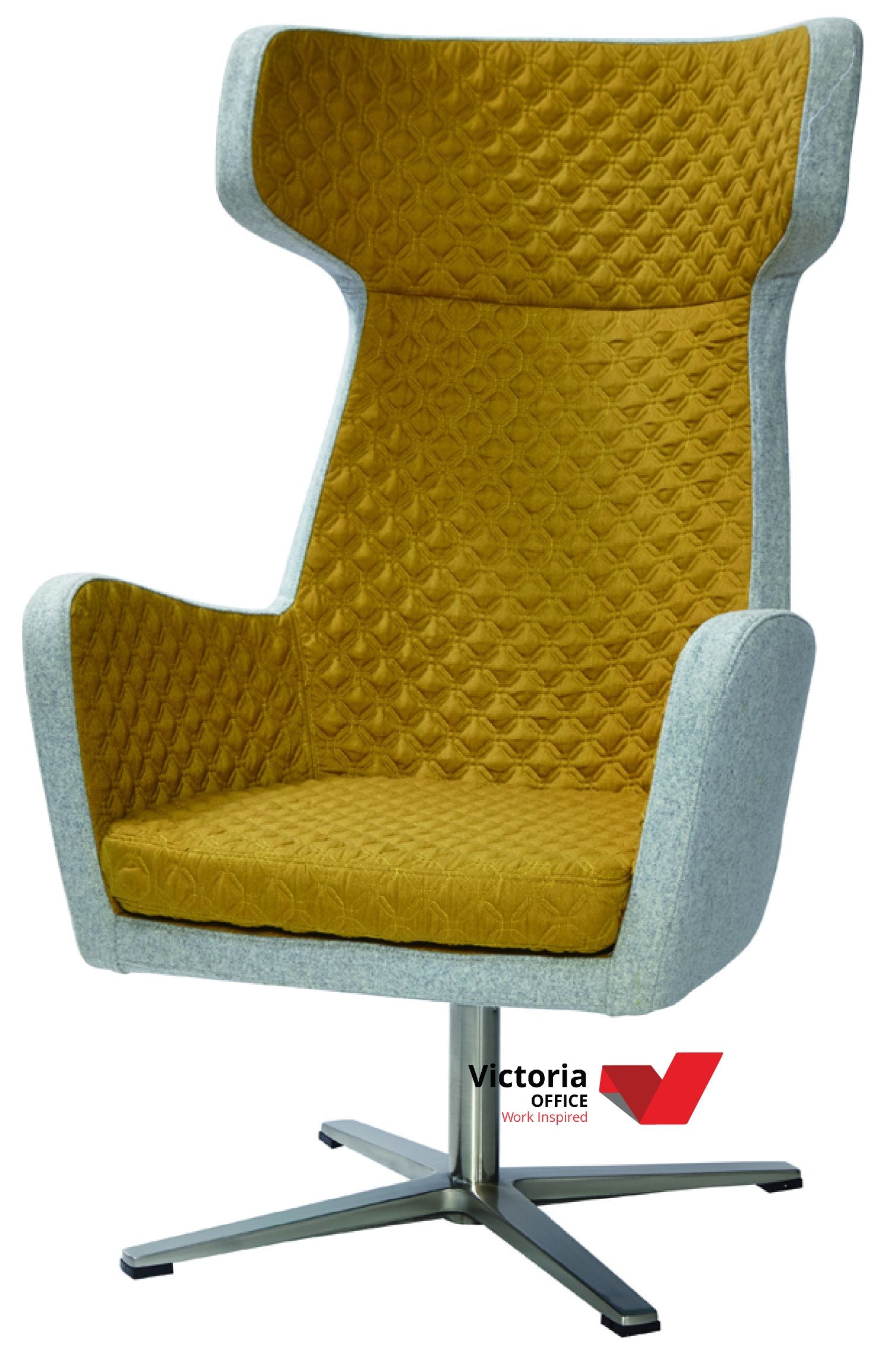 B348-2 -SWIVEL CHAIR - Yellow image
