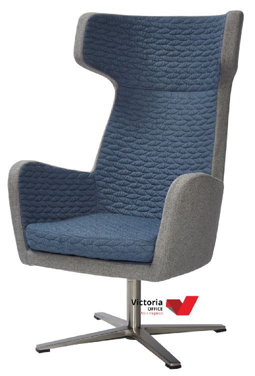 B348-2 -SWIVEL CHAIR - Blue image