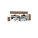 WORKSTATION WITH OVERHEAD CABINETS image 0