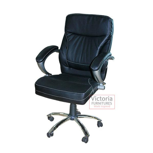 6195 MB - MEDIUM LEATHERETTE CHAIR image 0