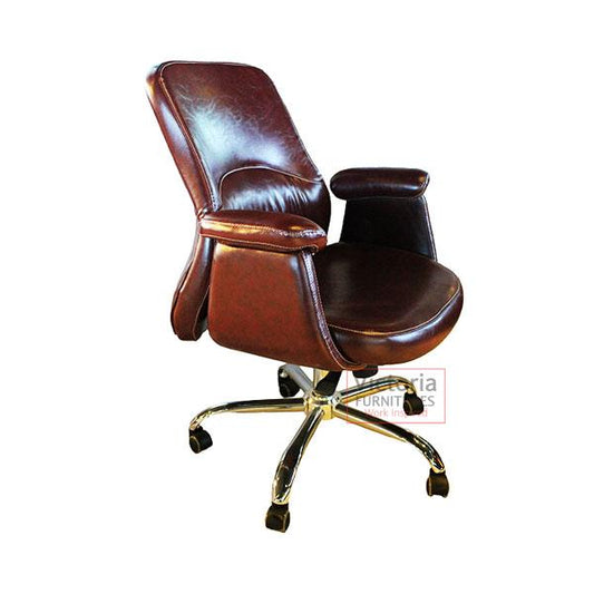 Medium back Leatherette chair, DH 021-1 image 0