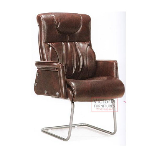 HF 549-2 - VISITORS LEATHERETTE CHAIR image 0