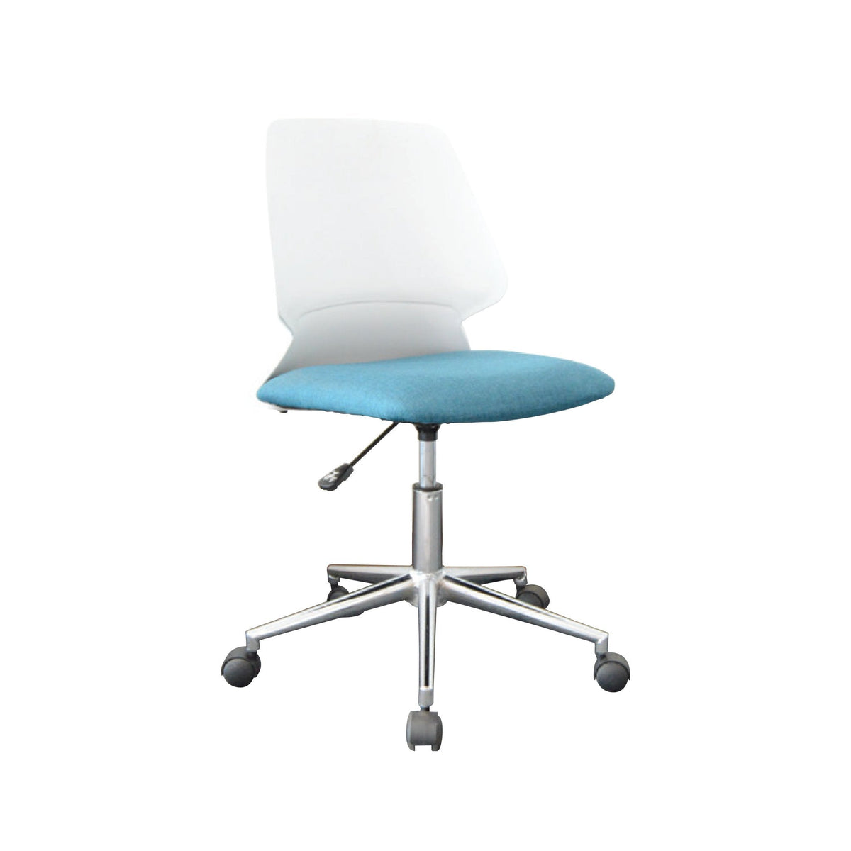 Padded chair without arms Colours: Blue/Orange - 3117